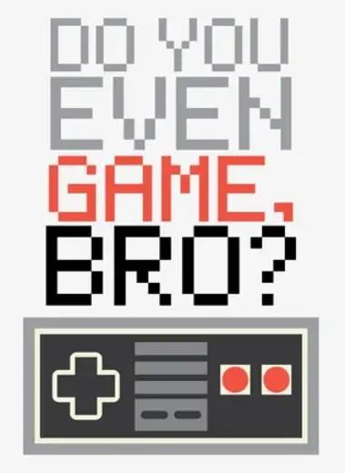 Много стиль выбрать вам даже игра Bro Gamer видеоигры искусства большой размер