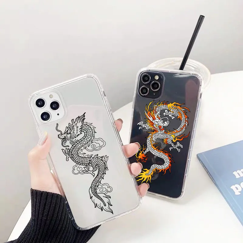 Мягкий противоударный Прозрачный чехол для телефона IPhone 12 Mini 7 8 Plus X XR XS 11 Pro MAX 6 6s SE2