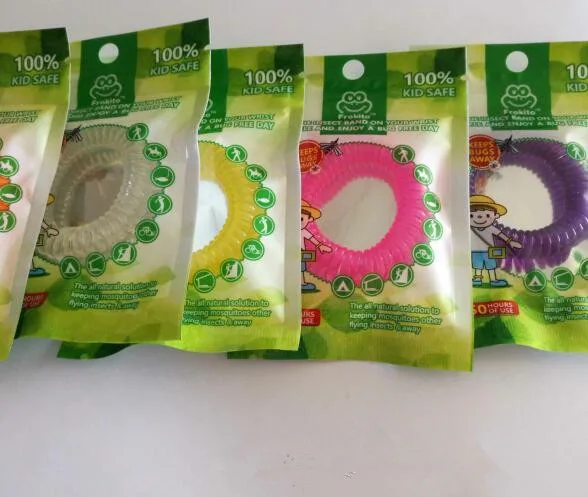 

TOP quality Mosquito Repellent Band Bracelets Anti Mosquito Pure Natural Adults and children Wrist band mixed colors 1000pcs/lot