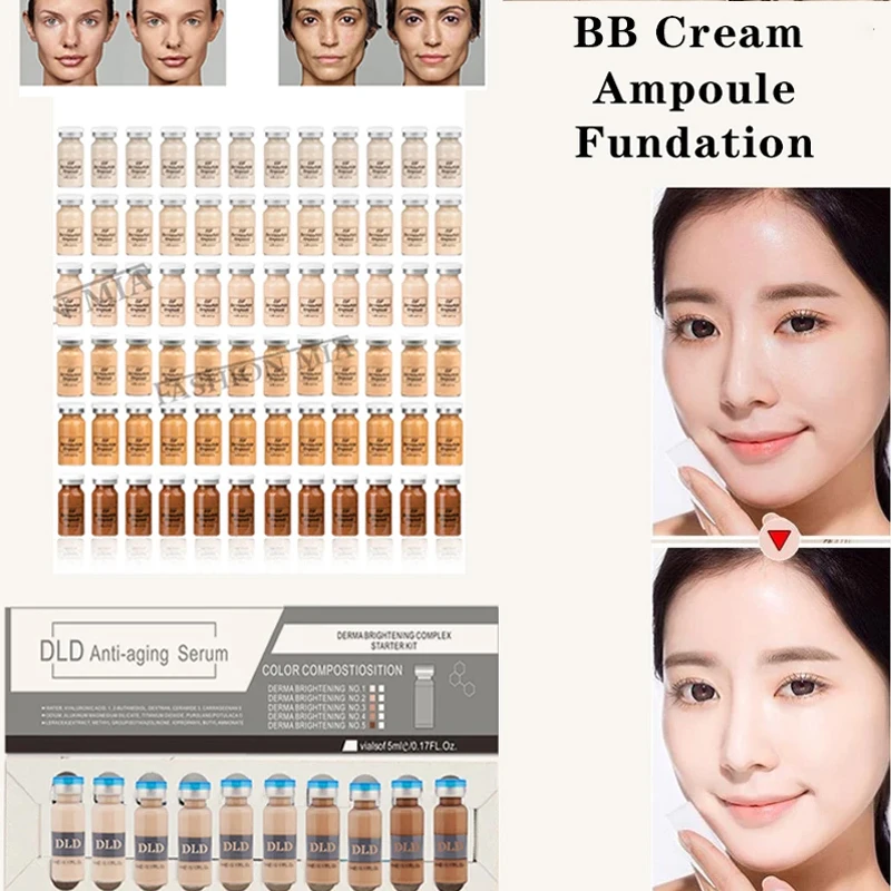 

A Box BB Cream Golden Ampoule Serum Fundation Korean Makeup Brightening Face Nursing Concealer Liquid Beauty Salon Requisit