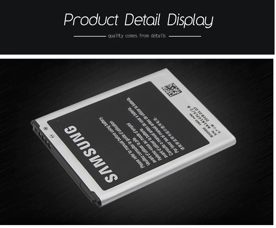 Оригинальная батарея samsung B500BE 1900 ма-ч для samsung S4 мини I9190 i9192 I9195 I9198 Замена батареи с NFC 4 контакта