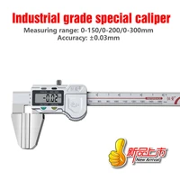high precision industrial digital display caliper accurate measuring calipers stainless steel measuring tools 0 150mm 0 200mm