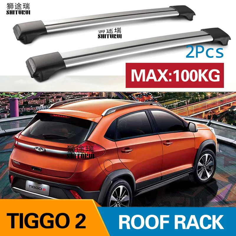 Кровельные рейки для CHERY TIGGO 3x Tiggo 2 [2016 today] боковые из алюминиевого сплава