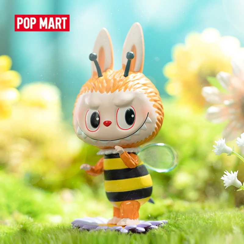 POP MART Labubu серия монстры цветочные эльфы глухая коробка коллекционная Милая