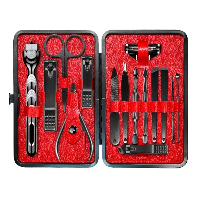 

Pedicure Kit Nail Clipper Set 15/23pcs Professional Men and woman Grooming Kit Stainless Steel Portable Travel Nail Kit