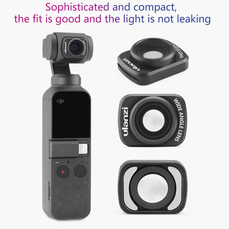 Магнитный большой широкоугольный объектив TWISTER.CK для DJI Osmo Pocket 10X HD 4K шарнирный