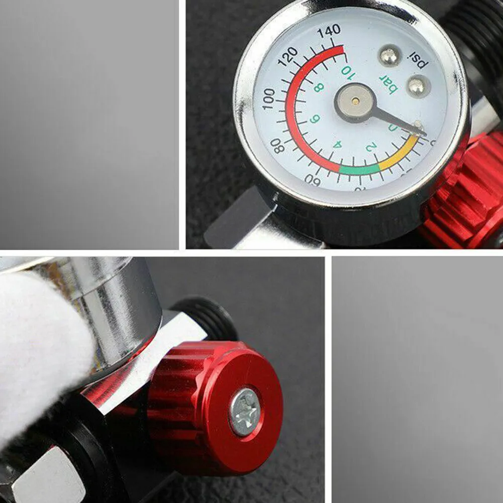 

Воздушный клапан, регулятор, инструмент, манометр, сопло для SprayGun, мини автомобильный регулятор воздуха, автомобильные аксессуары