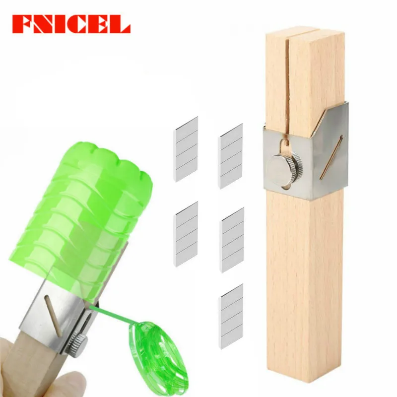 

Портативный Сделай своими руками, пластиковые бутылки Резак ж/Запасное лезвие открытый бытовой бутылки веревки инструменты Craft бутылка пив...