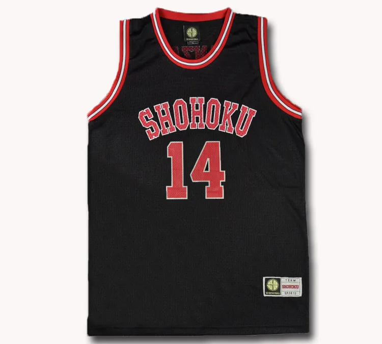 Школьный Топ Slam Dunk Shohoku № 14 Mitsui Hisashi майка для косплея Джерси баскетбола SD |