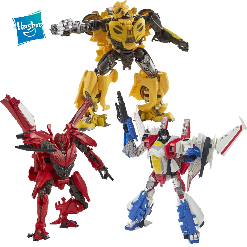 

Hasbro 14-18CM Transformers Studio Series SS 70 71 72 Bumblebee Dino Starscream Transformer Masterpiece Robot Birthday Gift Toys