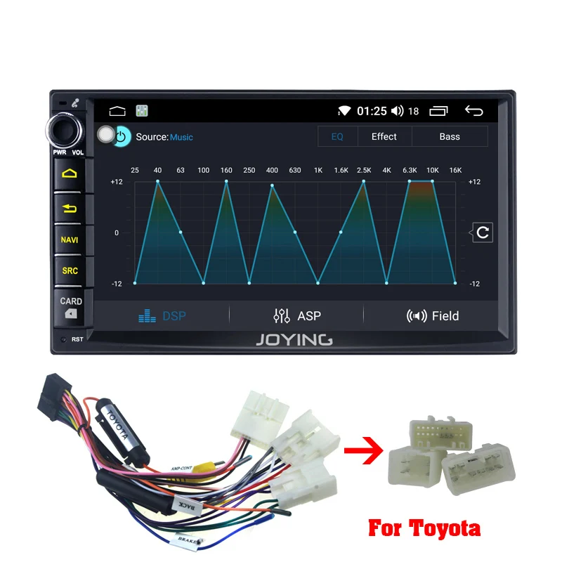 JY-TO135N1 JOYING последние 2 Din " Android 8,1 автомобильный Авторадио HD головное устройство gps стерео радио Зеркало Ссылка для Honda/Nissan/автомобильное радио для Toyota - Цвет: JY-TO135N1