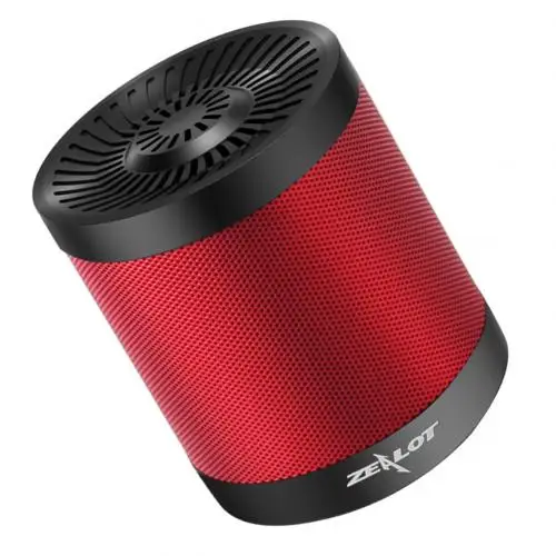 Red ZEALOT S5 2 колонки Bluetooth динамик Портативный беспроводной сабвуфер супер бас стерео USB TF карта играть с микрофоном колонка - Цвет: Red