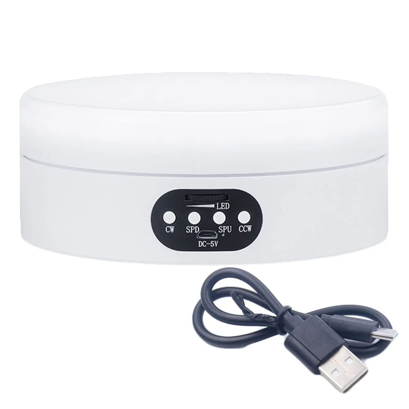 

Моторизованная вращающаяся подставка для дисплея чехол с USB-источником питания 3 скорости Регулируемая Модель игрушек Коллекционная сумка ...