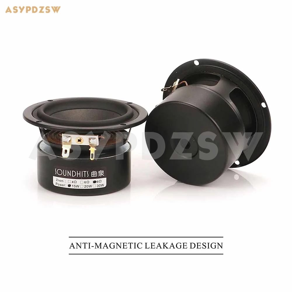 2 шт. полночастотный динамик soundhit SQ301R HIFI 3 дюйма 15 Вт 4/8 Ом |