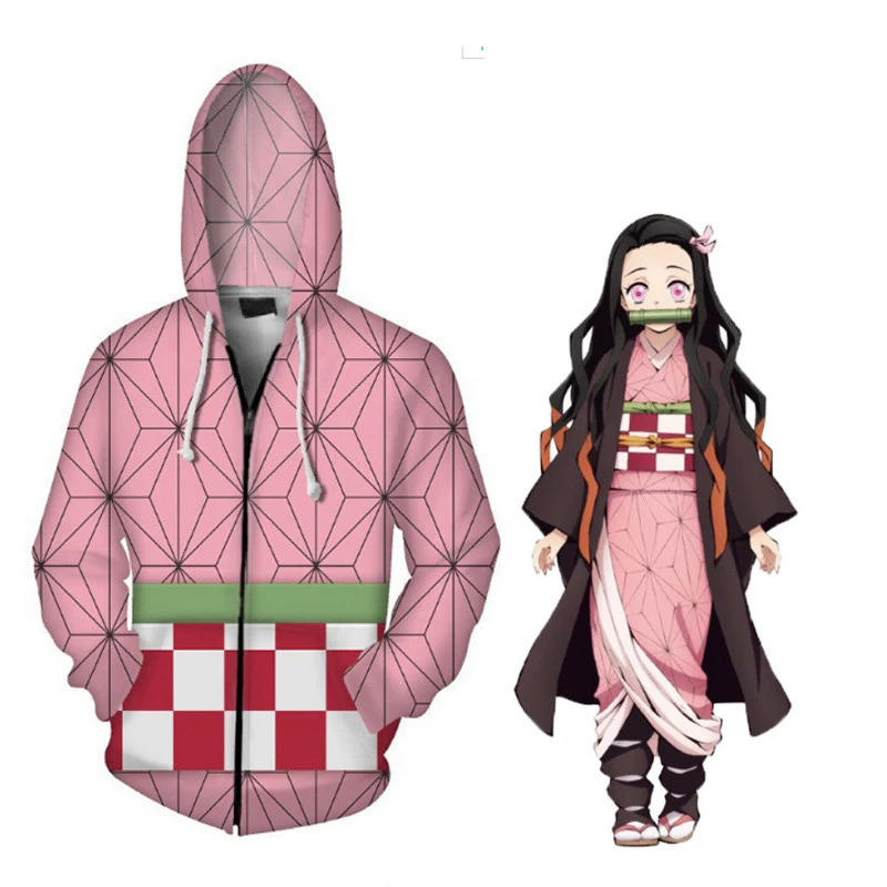 Kamado Nezuko Новинка; Лидер продаж; Adul Kamado Tanjirou; пальто; Demon Slayer: Kimetsu no Yaiba; костюм для косплея; Kamado Tanjirou; куртки для мужчин на Хэллоуин - Цвет: Kamado Nezuko