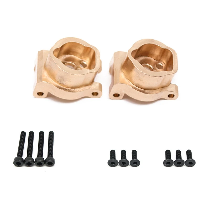 

RC Rear C Cup, 2Pcs RC Rear Axle C Cup with Screw RC Rear Axle Knuckle Arm Compatible for Traxxas TRX4/TRX6 Crawler
