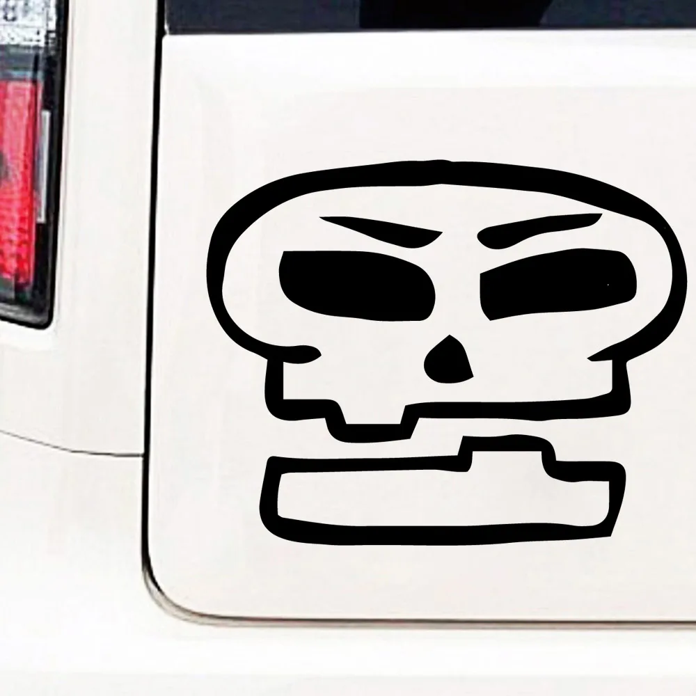 

NEW Cartoon Skull Car Stickers Car Body Doorhandle Sticker Door Handle Decal