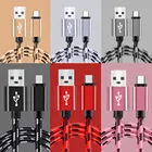 3A Micro USB Type C кабель, USB C кабель для быстрой зарядки, мобильный телефон, кабель для быстрой зарядки 3,0, провод для передачи данных для Samsung Xiaomi Redmi