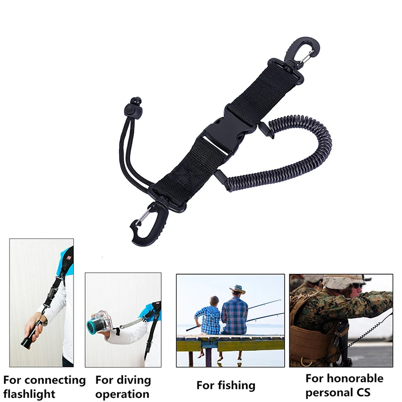 

Ремень для камеры для подводного скалолазания и дайвинга, защитный шнурок с защитой от потери, аксессуары для плавания и дайвинга