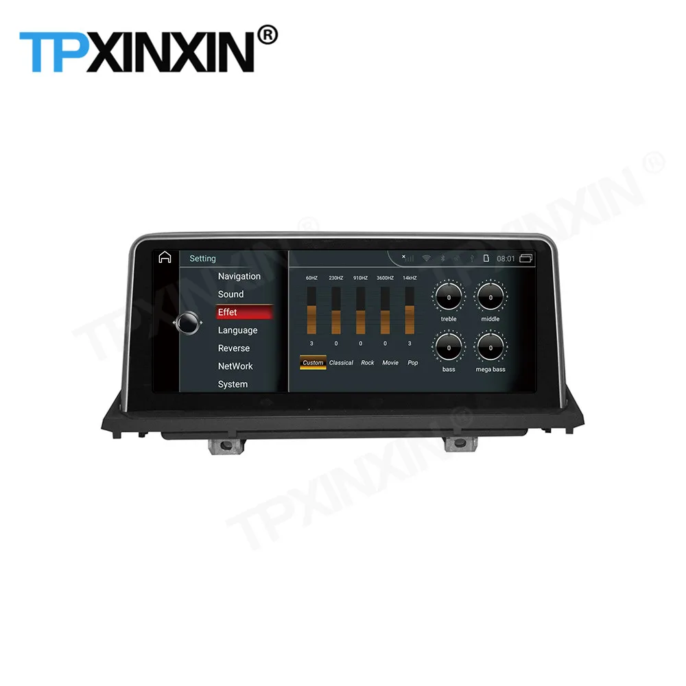 저렴한 자동차 라디오 스테레오 무선 레코더 수신기 안드로이드 BMW X5 X6 2013 2014 2015 2016 GPS 플레이어 네비게이션 자동 오디오 헤드 유닛