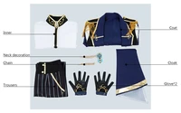 Ensemble Stars Music Knights Suou Tsukasa Cosplay Costume New Uniform COSPLAYONSEN Custom Made Full Set