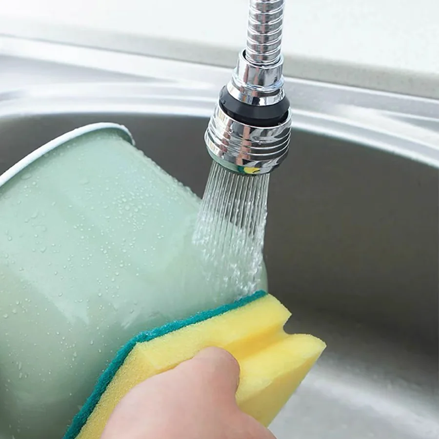 

Long Faucet Anti-sprinkler Water Pipe Extender Household Tap Water Shower Universal Rotatable Filter Nozzle Water Saver
