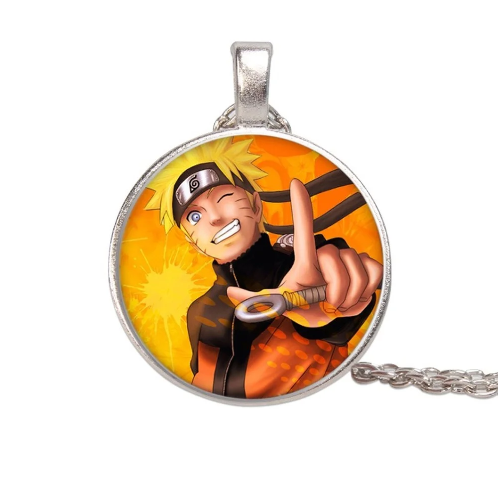 

Konoha Ninja Pendant Necklace Classic Japanese Anime Accessories Cosplay Akatsuki Itachi Jewelry Cool Men's Chain Gift Wholesale