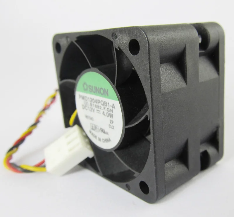 Бесщеточный вентилятор постоянного тока 3 контакта 1 шт. SUNON PMD1204PQB1-A 40 мм x 28 4028 12 В 4