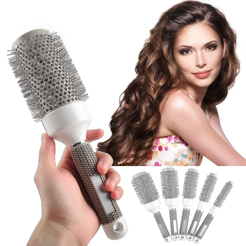 5 шт./лот профессиональная Смешанная круглая расческа Парикмахерская для укладки