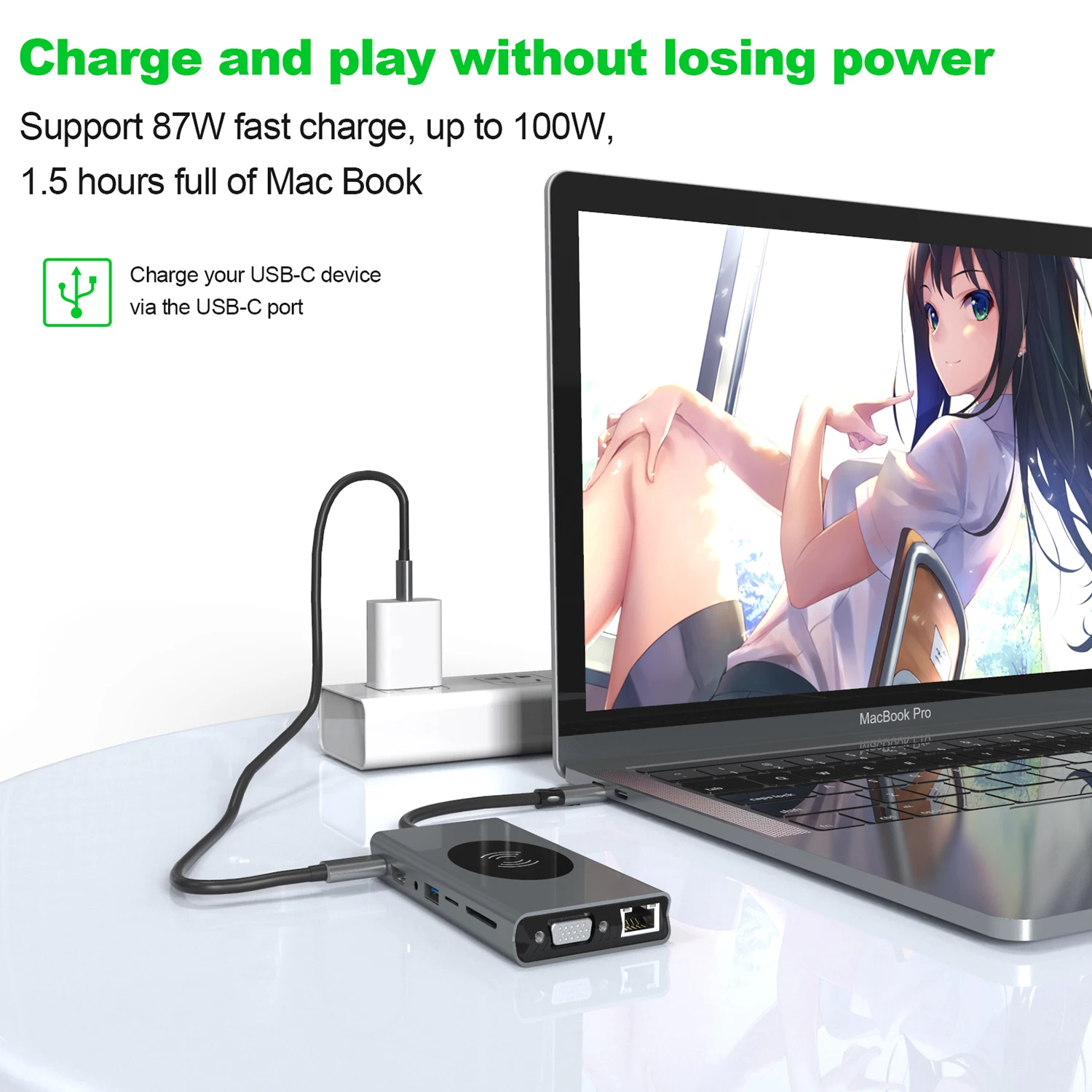 Док-станция USB Type-C для ноутбука Macbook Air Lenovo 3 0 | Компьютеры и офис