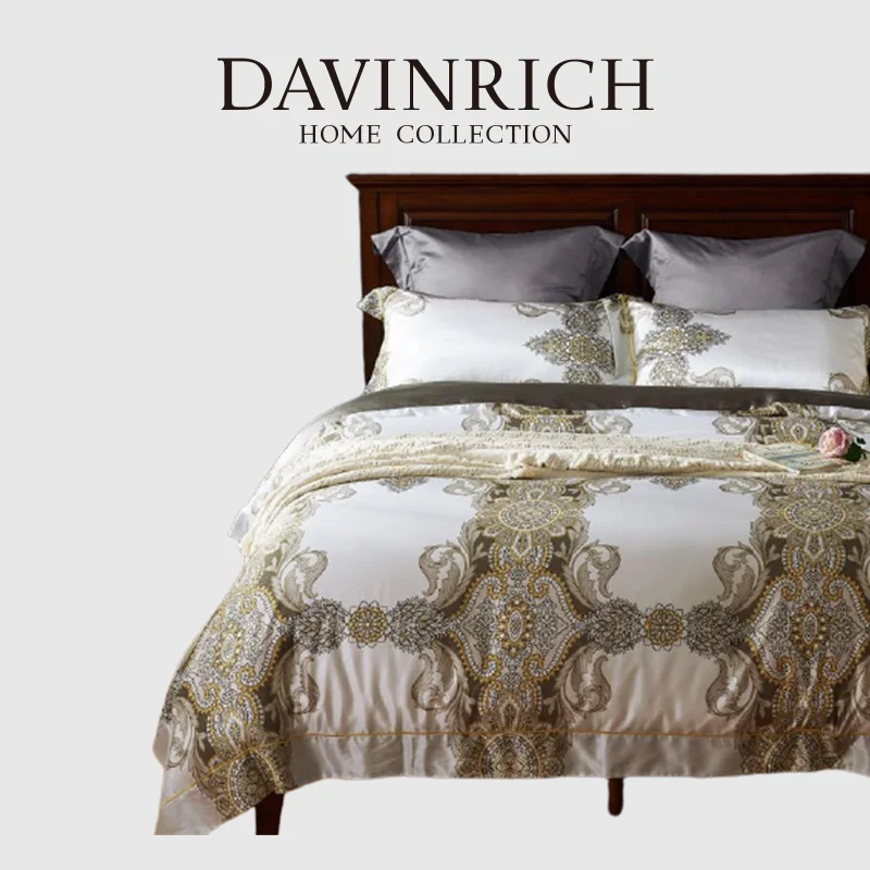 

DAVINRICH 100% шелковое одеяло Mulberry роскошный Европейский Комплект постельного белья из натурального шелка с двумя наволочками