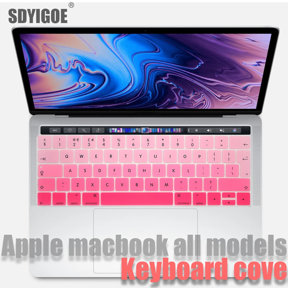 Keyboard sticker for macbook pro 13air 11 12 13 15 inch Sili