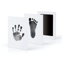 baby handprint footprint non toxic imprint kit baby souvenirs newborn kids footprint ink pad infant clay toy gifts