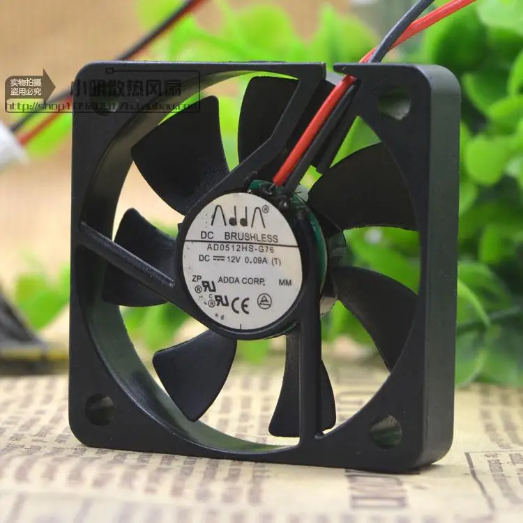 

Новый 5010 12V 0.09A 5 см/AD0512HS-G76 защиты электродвигателя Вентилятор охлаждения