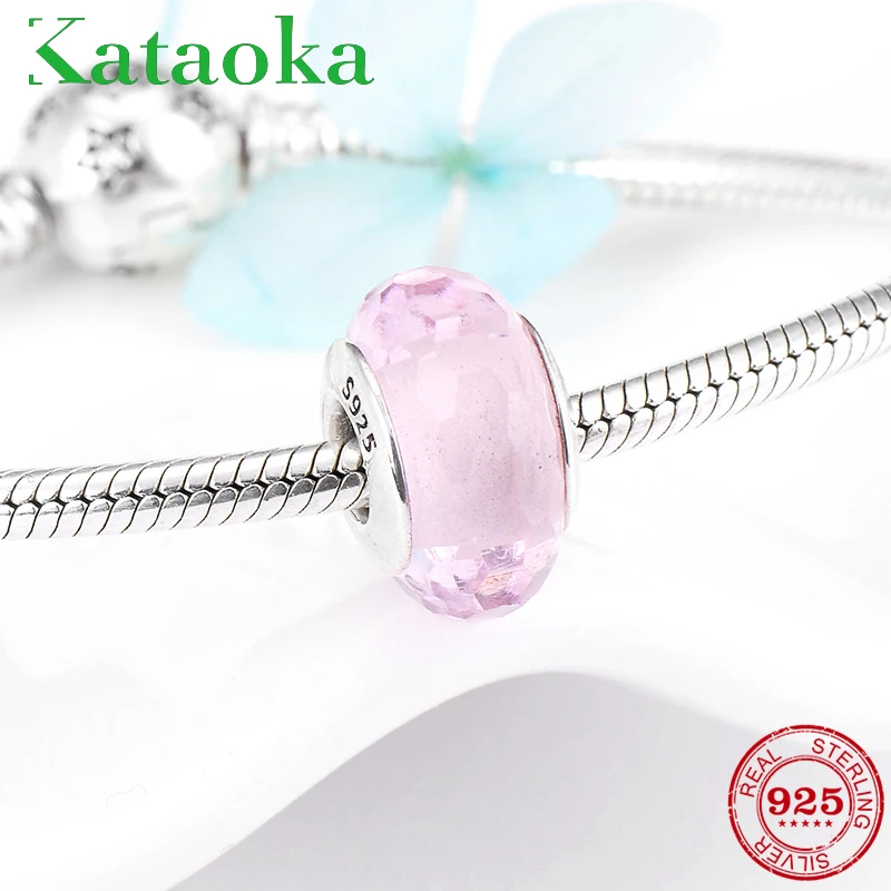 100% реальные технические Серебристые розовые шипучие бусины из муранского стекла