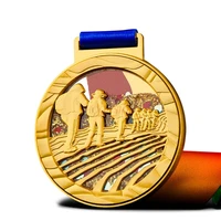 trekking medal commemorative metal listing creative gold medal customized trailwalking mountaineering medal prize