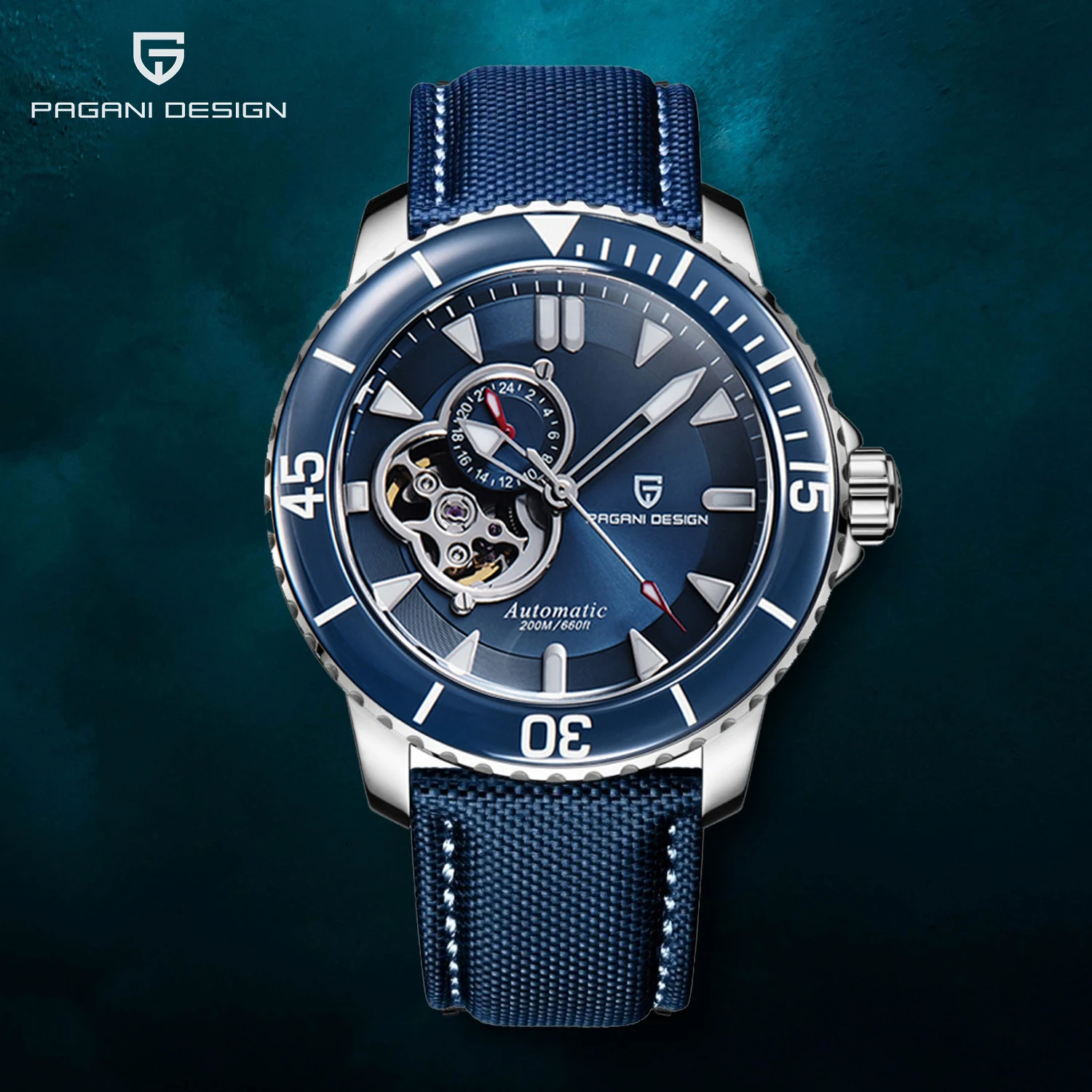 

2021 new Tourbillon PAGANI DESIGN automatic watch men mechanical wrist watch men NH39 20Bar dive Luminous Clock man Reloj Hombre