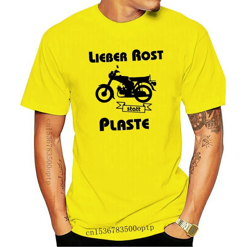 

New Lieber Rost Statt Plaste Mopedjungs Simson S51 S50 Schwalbe Mz Ddr 2021 2021 Men Casual Letter Printed Top Quality Printed S