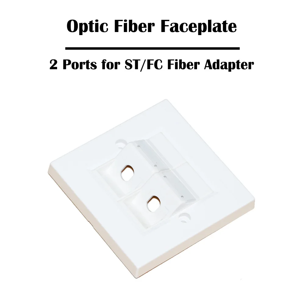 1 порт/2 порта ST/FC оптическая волоконная Лицевая панель FTTD FTTH сетевой Ethernet UPC/APC