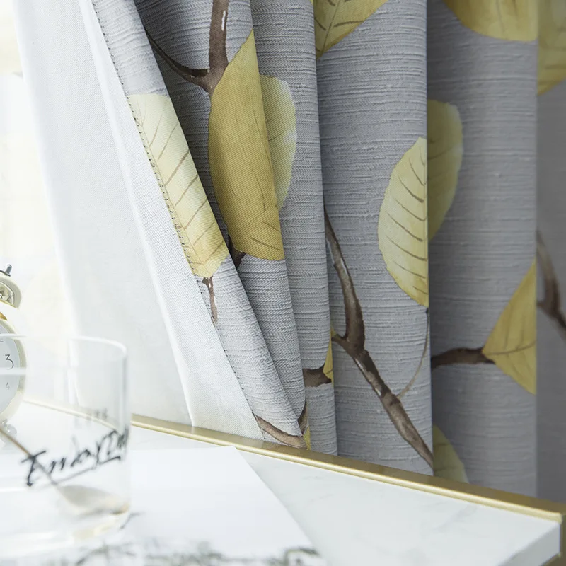 Американские занавески в деревенском стиле серые для гостиной прозрачные