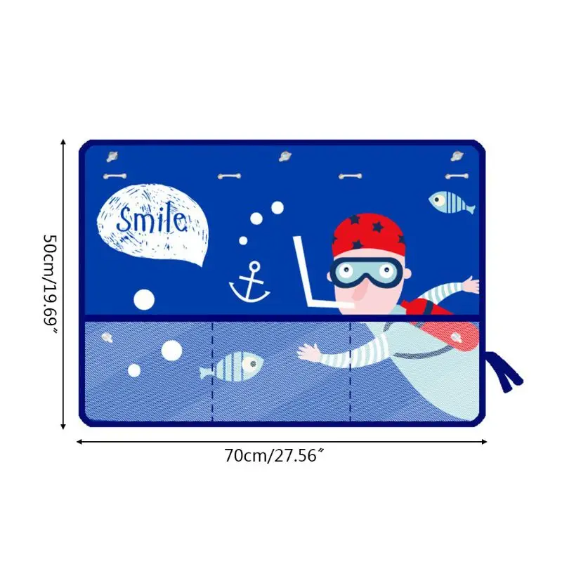 

Car Sun Visors Kids Cartoon Printing Sunscreen Curtain Windshield Storage Bag