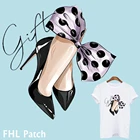 Красивая девушка пластыри на стопы, термо-Стикеры для одежды нашивки тепла-клейкая одежда термо переводная картинка передачи AppliqueW-292