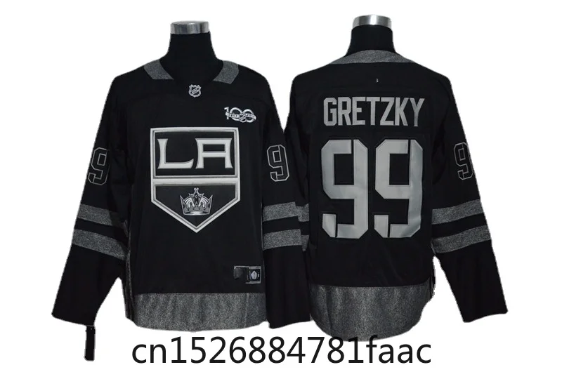 

NHL Anniversary Style Men Sports Jersey Baseball Jerseys Stitched Men Movie Baseball Jersey Black Ice Hockey Jersey Size:S-3XL