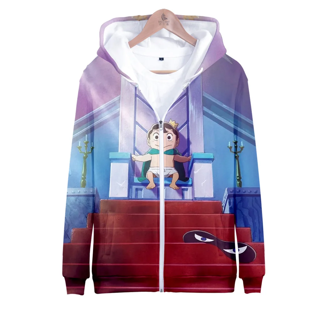 

2021 new king ranking-3D color printing fashion casual zipper hooded sweater autumn and winter jackets for men and women