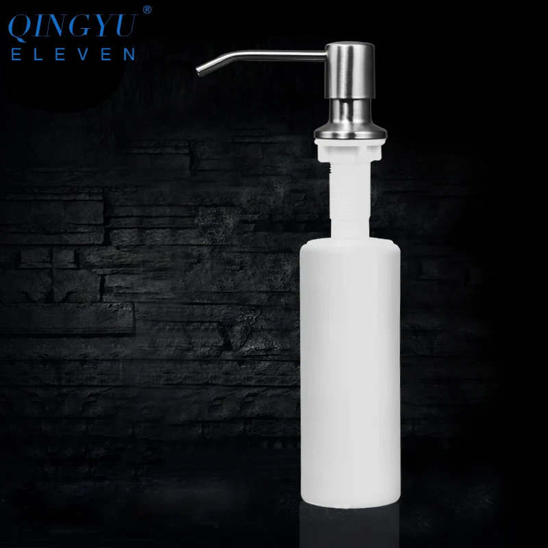 QINGYU одиннадцать Нержавеющая сталь раковина дозатор для жидкого мыла из