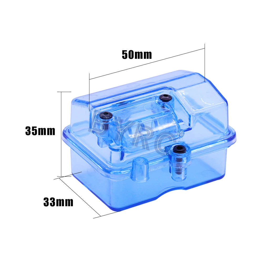 Горячая синяя пластиковая Водонепроницаемая приемная коробка для Huanqi727 / Slash RC