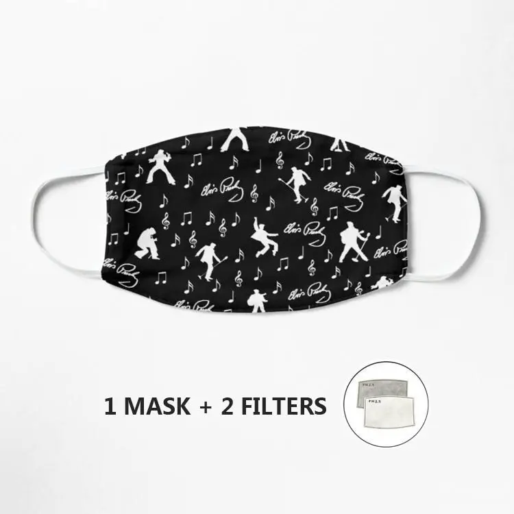 

Elvis Presley pattern Mask Mask Adjustable Protect Mask Unisex washable Mask Mascarilla reutilizable