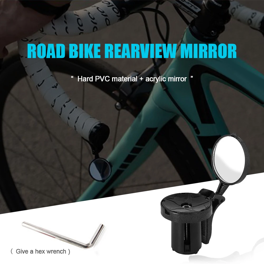 

Cycling Mirror Bicycle Rearview Mirror Equipment Adjustable 360 Degrees Safety Lightweight Reflective Mirror