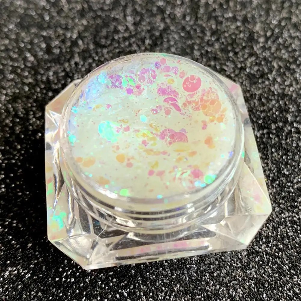 Блестящий блестящий гель для ногтей лица глаз губ волос блеск тела маскарада