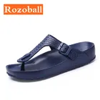 Мужские тапочки недорогие шлепанцы светильник комфорт размера плюс для мужчин модные женские туфли на плоской подошве мужская пляжная обувь; Сезон лето; Босоножки без застежки; Прямая поставка; Rozoball